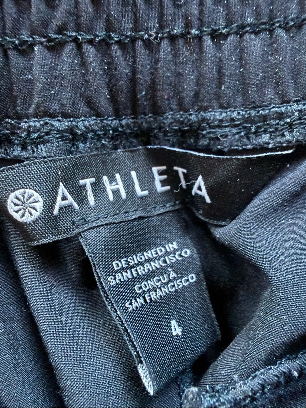 Athleta Brooklyn Jogger Pant Black Casual Active Athleisure Women’s Size 4 - Picture 10 of 12